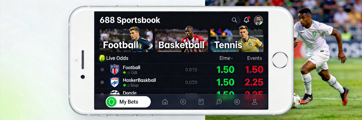 Antarmuka taruhan olahraga M88 Sportsbook yang dioptimalkan untuk perangkat mobile dengan odds langsung