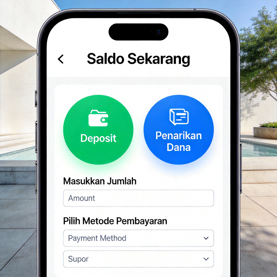 Antarmuka kasir M88 Mobile untuk deposit dan penarikan dana yang mudah dan cepat